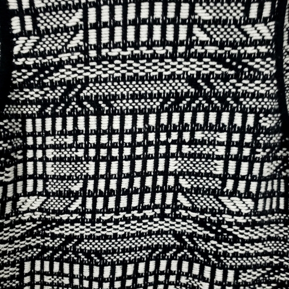 Angel of the north multi pattern opem front knit vest size small - Picture 9 of 10